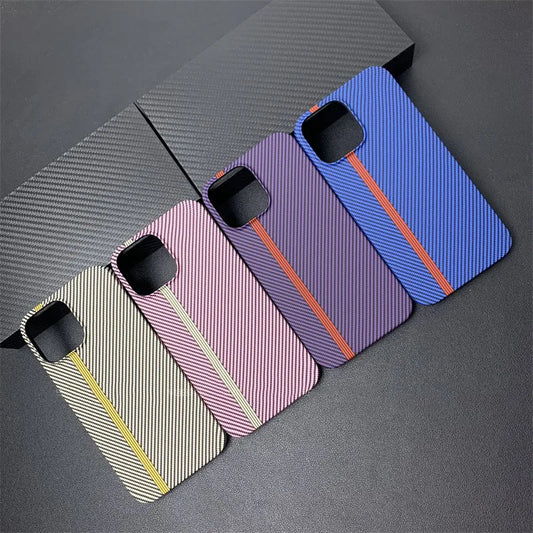 iPhone Case Carbon Fiber Texture Frosted