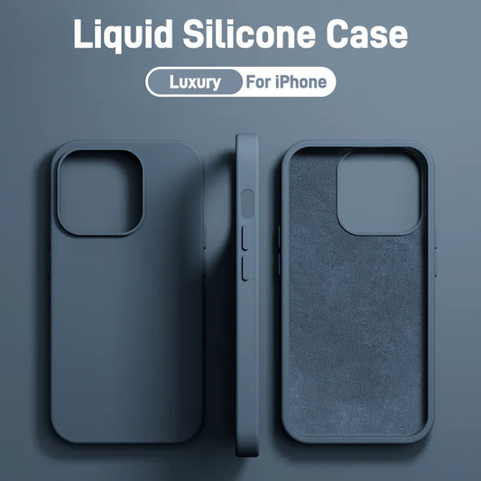 iPhone case Liquid Silicone Soft Case